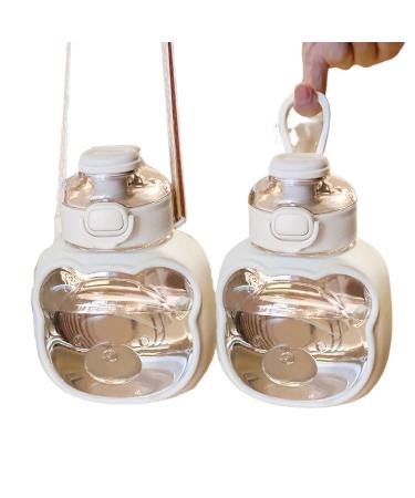 General Purpose Large Capacity Plastic Water Cup Double Drink Big Belly Cup High Temperature Resistance Lovely Gift for Children