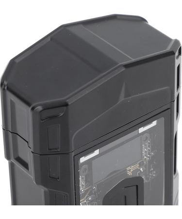 Self Sharpening Beard Trimmer Low Noise Pocket Beard Trimmer Wet and Dry Rechargeable Zinc Alloy Magnetic Head Home Travel for Men (Black) - Buy Online on GoSupps.com