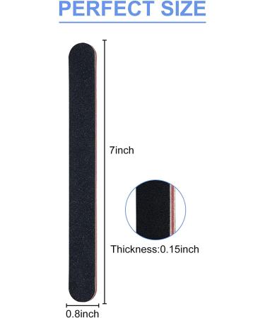 15pcs Professional Nail File Set | 100/180 Grit Double Sided Washable Files | Teuki Fingernail Emery Boards - Buy Online on GoSupps.com