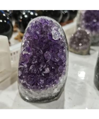 Specimen Healed Natural Deep Purple Quartz Uruguayan Amethyst Cluster Healthy Stone Crystal Cluster Office Ornaments As a Gift FZUGEDRLI (Size : 400-450g) - Buy Online on GoSupps.com