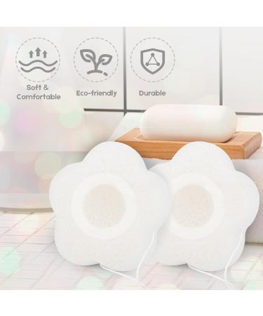 Natural Organic Konjac Facial Sponge - Deep Cleansing & Exfoliating for Sensitive Skin | Reusable Konjac Sponges for Men Women & Babies - Buy Online on GoSupps.com
