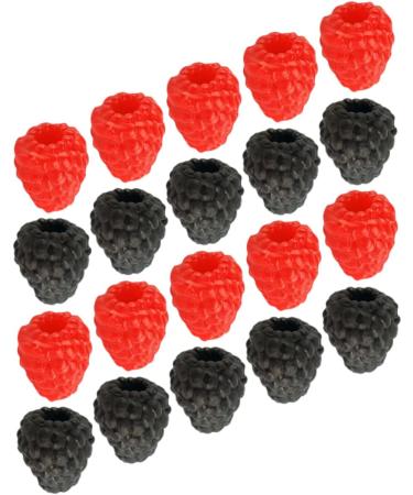 HOMSFOU 80 Pcs Simulation Raspberry Home Decor Tablescape Decor Toy's for Kids Desktop Decor Kids Decor Light House Decorations for Home Toys for Kids Kid Toy Kids Toy Fruit Cake Pvc Child - Buy Online on GoSupps.com