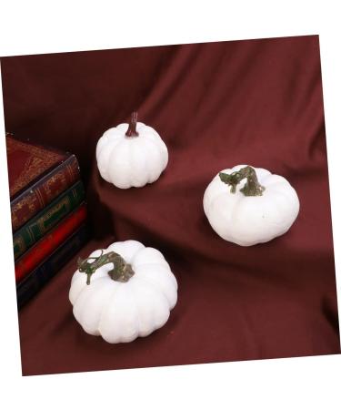 ifundom 12pcs Thanksgiving Party Decoration pumpkin fall decor fall harvest decor mini decor for home decoraciones para salas de casa house decorations for home food white vegetable White Size 2 - Buy Online on GoSupps.com