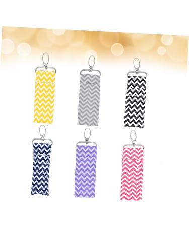  Beatifufu 6 Pieces Key Ring Lipstick Holder For Women Lip Balm Case Ring Bag Key Ring Holder Stick Holder Pouch Lip Balm Miss Classic - Buy Online on GoSupps.com