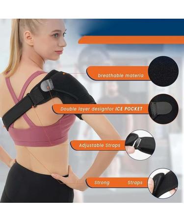 qazaa Compression Shoulder Brace Shoulder Support for Men and Women Shoulder Support Bandage for Shoulder - Buy Online on GoSupps.com