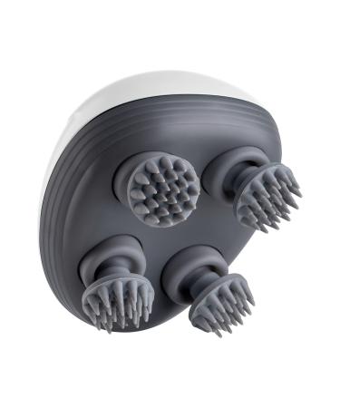 Handheld Head Massager Electric Scalp Massager For Self-Care Or Headaches (white)