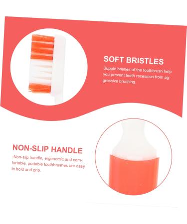 16-Pack Travel Toothbrush Set - Soft Bristle Maternity & Camping Toothbrushes - Foldable Household Brushes for Kids & Adults - Buy Online on GoSupps.com