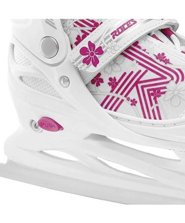Roces Girls Jokey Ice 3.0 Skates - White-Pink Sizes 30-33 | Premium Ice Skating for Kids Fast International Shipping - Buy Online on GoSupps.com