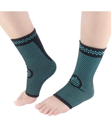 HEALLILY Compression Ankle Brace | Knitted Ankle Support Sleeve for Sprains & Achilles Tendon - Size M (35-37) | International Shipping Available - Buy Online on GoSupps.com