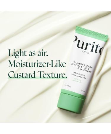 PURITO SEOUL Wonder Releaf Centella Daily Sun Lotion - Fragrance-free - 2.02 Fl Oz. - Buy Online on GoSupps.com