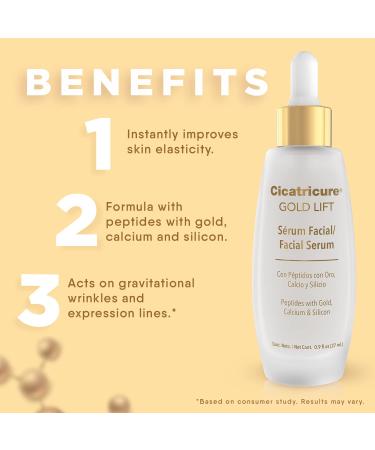 Cicatricure Gold Lift Facial Serum | Anti-Aging Skin Care for Face, Neck & Chest | Hydrating, Firming & Tightening | Smoothes Lines | 0.9 Oz - Buy Online on GoSupps.com