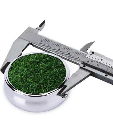 Buy Green Lawn Portable Metal Pill Box - Round Mini 3-Compartment Design for Small Pills | Ideal for Travel - Shop Internationally - Buy Online on GoSupps.com