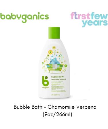 BabyGanics Chamomile Verbena Bubble Bath - 9 fl oz (266 ml) - Buy Online on GoSupps.com