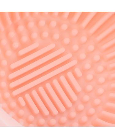 HUSHUI Portable Makeup Brush Cleaning Bowl Mat Home Flexible Silicone Cosmetic Brush Cleaner Scrubber - Buy Online on GoSupps.com