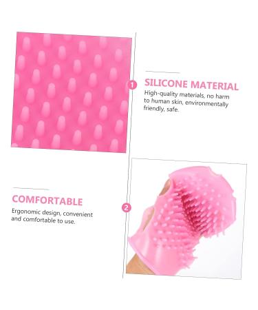 2-Piece Silicone Body Massage Brush Set for Exfoliation and Scrubbing - Buy Online on GoSupps.com