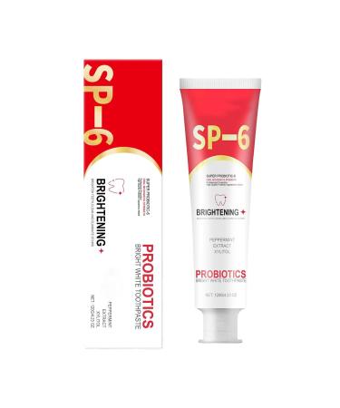 Sp6 Probiotic Toothpaste Sp-6 Probiotic Toothpaste Sp 6 Toothpast Fresh Breath Sp6 Ultra Whitening Toothpaste Sp-6 Deep Cleaning Care Toothpaste (1pcs)