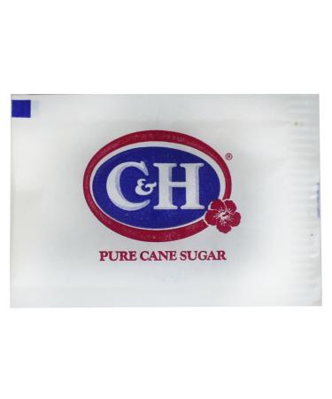 C&H Pure Cane NON-GMO Granulated Sugar Packets - 400 Count, 0.10oz (2.83g) Each - Buy Online on GoSupps.com