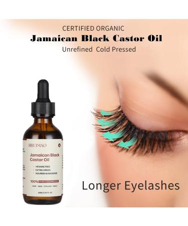 Jamaican Castor Oil (2oz) - Pure Cold Pressed Hair & Skin Growth Nourishing Body Massage Eyelashes & Eyebrows Care - Buy Online on GoSupps.com