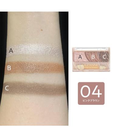Cezanne Tone Up Eyeshadow 04 Pink Brown 2.6g | Long-Lasting Eye Makeup - Buy Online on GoSupps.com