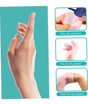 Gogogmee 1 Pair Moisturizing Gloves Anti- Wrinkle Gloves Moisture Gel Gloves Moisturizing Finger Glove Hand Softening Gloves Gloves Hands Beauty Masks Dry Hand Gloves Sebs 21.5X11.5cm - Buy Online on GoSupps.com