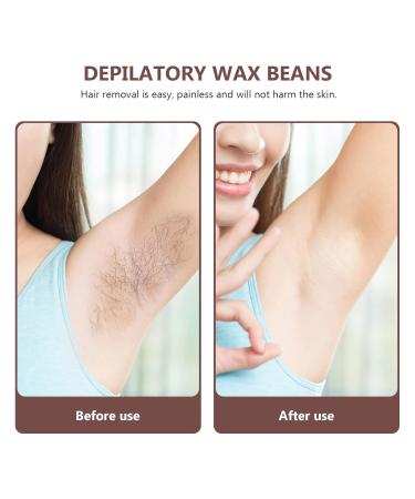 Minkissy Chocolate Stripes Wax Beans - Painless Hard Wax Film for Eyebrow & Body Hair Removal | International Shipping - Buy Online on GoSupps.com