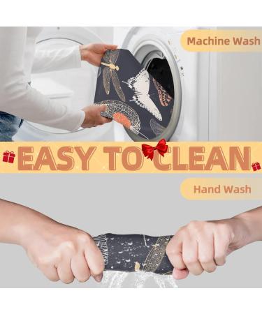 Butterfly Dragonfly Beard Bib Apron Waterproof Hair Catcher for Men Non-Stick Grooming Cape with Suction Cups | Perfect Gift for Shaving & Trimming - Buy Online on GoSupps.com