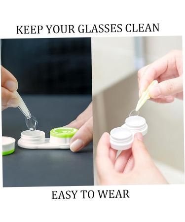 8PCS Portable Contact Lens Remover Set | Applicator Tool with Tweezers & Storage Case | Reusable Colorful Eye Contact Lenses Applicator for Daily Use - Buy Online on GoSupps.com