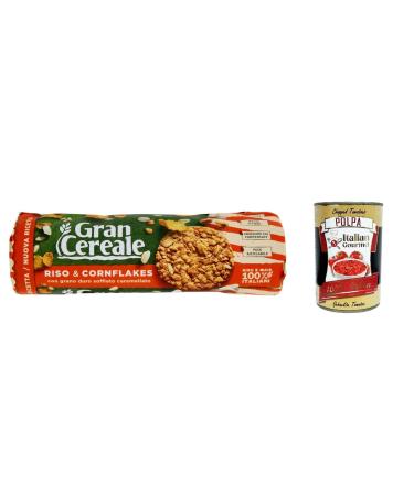 Italian Gourmet E.R. Mulino Bianco Gran Cereale rice and cereal biscuits multi-grain 230 g + Italian Gourmet polpa 400 g