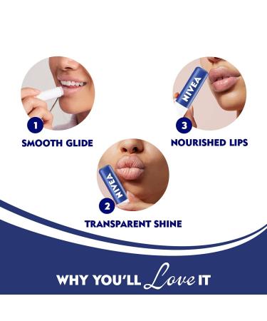 Nivea Lipcare Essential 4.8g - Hydrating Lip Balm for Soft Smooth Lips | International Shipping Available - Buy Online on GoSupps.com