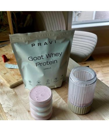 Grass-Fed Pure Goat Whey Protein Powder - Organic Whey Protein Supplement - Easy to Digest - Less Lactose - Soy Free - Vanilla Flavor - 20 Servings Vanilla 1.1 Pound (Pack of 1) - Buy Online on GoSupps.com