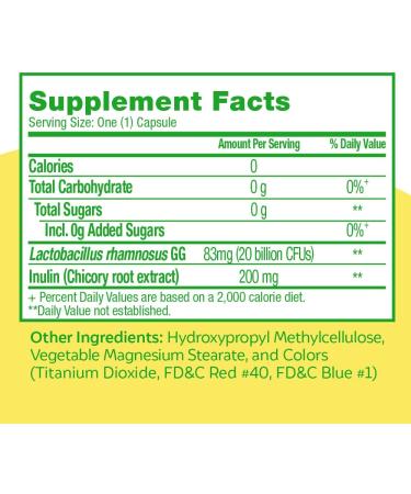 Culturelle Ultimate Strength Probiotic for Men and Women - 20 Billion CFUs - Clinically Studied Strain - Digestive Balance - Non-GMO - 30 Count Pack - Buy Online on GoSupps.com