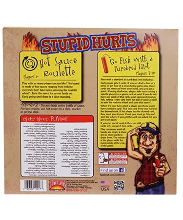 Ass Kickin' Pure Bred Idiot Hot Sauce Roulette Game - 12-Pack Gourmet Gag Gift Set | Perfect Spicy Challenge for Men - Buy Online on GoSupps.com