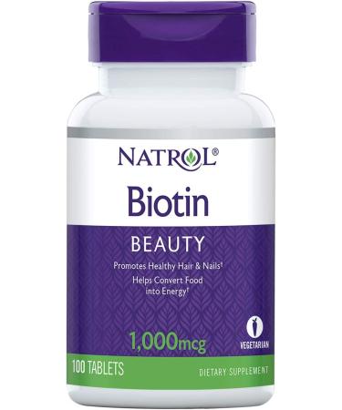 Natrol Biotin 1000 mcg 100 Tablets