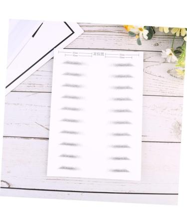 FRCOLOR 4 Sheets Pairs Waterproof Stickers Makeup Stickers Lazy Brow Sticker Tool 4d The Lazy Water-based - Buy Online on GoSupps.com