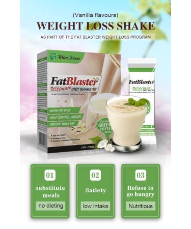 Wins Town Weight Loss Shake - Vanilla Fat Blaster Diet Replacement Powder - 25g x 10 Bags - Boost Energy - Buy Online on GoSupps.com