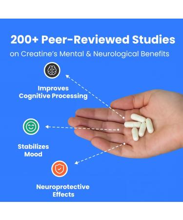 Crazy Muscle Creatine Capsules 5g of Premium 3X ThreeAtine Pre Workout Bulk Mass Gainer High Absorption Easy to Take Creatine Monohydrate Optimum Performance for Men Women 360 Capsules - Buy Online on GoSupps.com