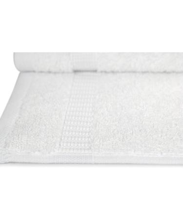 12 Pack White Fingertip Towels for Makeup Removal - Highly Absorbent Washcloths (12x12) - Buy Online on GoSupps.com