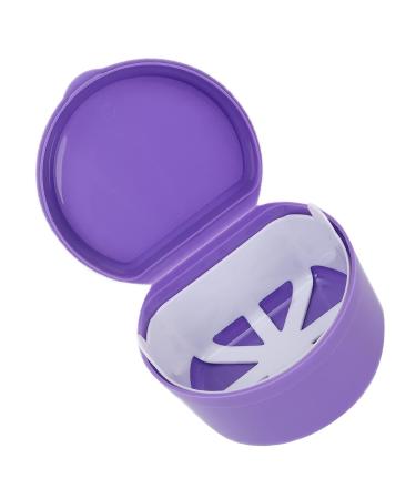 Portable Prostheses Suitcase | Plastic Holder for Tooth Storage | Violet Orthodontic Box for False Teeth - Buy Online on GoSupps.com