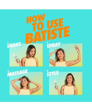 Batiste Dry Shampoo Tropical - Refresh Hair Absorb Oil & Add Texture | Waterless 6.73 OZ - Buy Online on GoSupps.com