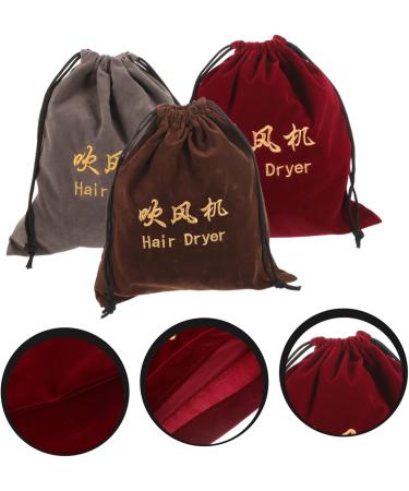 Healeved 9 Pcs Hair Dryer Storage Bag Cloth Hair Dryer Bag Drawstring Storage Bags Hair Dryer Bags Fabric - Buy Online on GoSupps.com