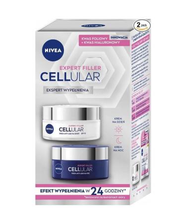 NIVEA 2 pack - Expert Filler Cellular Filler Kit Day Cream and Night Cream 2 x 50 ml