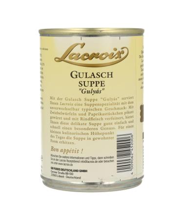 Buy Lacroix Goulash Soup 400ml - Authentic International Flavor - Fast Shipping Worldwide - Buy Online on GoSupps.com