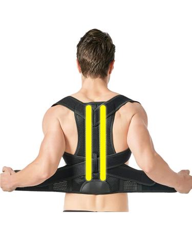 Posture Corrector for Women - Adjustable Upper Back Support Belt | Training Belts Back Support Straightener Posture Support Brace Soft Posture Corrector for Women Men - Buy Online on GoSupps.com