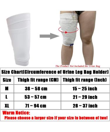 Urinary Leg Bag Holder for Incontinence - Thigh Foley Drainage Stabilizer for Comfort & Support - Buy Online on GoSupps.com