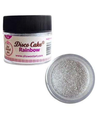 RAINBOW Disco Cake 5 GRAMS cakes, cupcakes, fondant, decorating, cake pops By Oh! Sweet Art - Buy Online on GoSupps.com