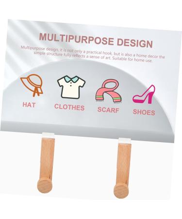 Alipis 2pcs Door Hook Bath Hooks for Towels Towel Robe Modern Single Hat Hooks Bedroom Hooks Bracket Porch - Buy Online on GoSupps.com