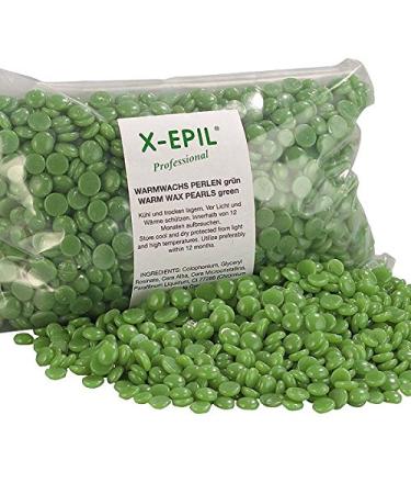 X-Epil Warm Wax Beads - Green 500 G Bag