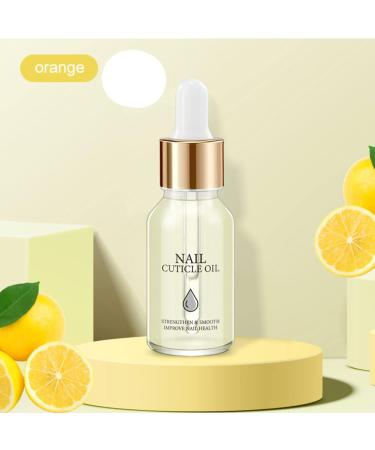 Vitamin E & B Nail Oil Cuticle | Jojoba Moisturizing Cuticle Oil | Strengthens Nails, Prevents Hangnails | 15ML Orange - Buy Online on GoSupps.com