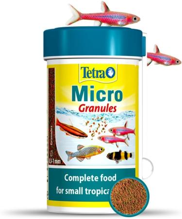 Tetra Fish Food Micro Granules Complete Fish Food For Small Tropical Fish 100 ml - Buy Online on GoSupps.com