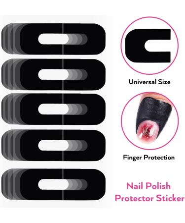 minkissy 100 Sheets Nail Protector Stickers Nail Protectors Nail Protector Cover Nail Protectors For Gel Polish Fingers - Buy Online on GoSupps.com